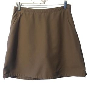 Patagonia Golf Tennis Skirt Short Skort Size 4 Brown Athleisure
